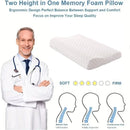 1pc travesseiro de espuma de memória, tecido de malha poliuretano sensor de temperatura de recuperação lenta