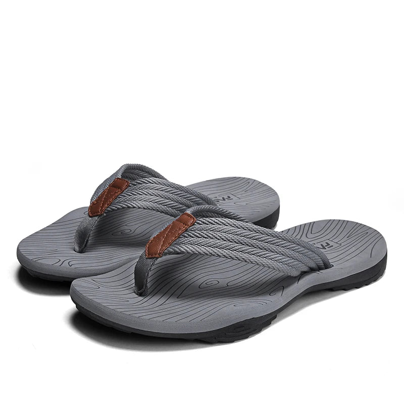 Chinelos masculinos verão flip flops marca moda ao ar livre confortável casual slides sapatos antiderrapantes sandálias de praia 6 cores