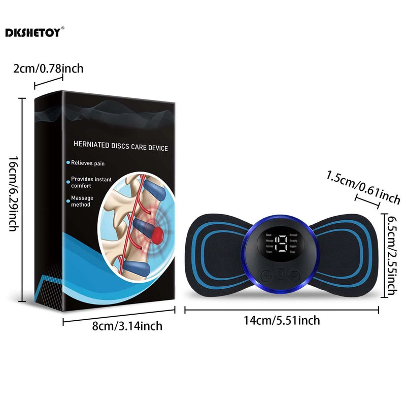 Massageador Elétrico para Coluna e Lombar – Alívio da Dor e Relaxamento Profundo