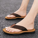 Chinelos masculinos verão flip flops marca moda ao ar livre confortável casual slides sapatos antiderrapantes sandálias de praia 6 cores