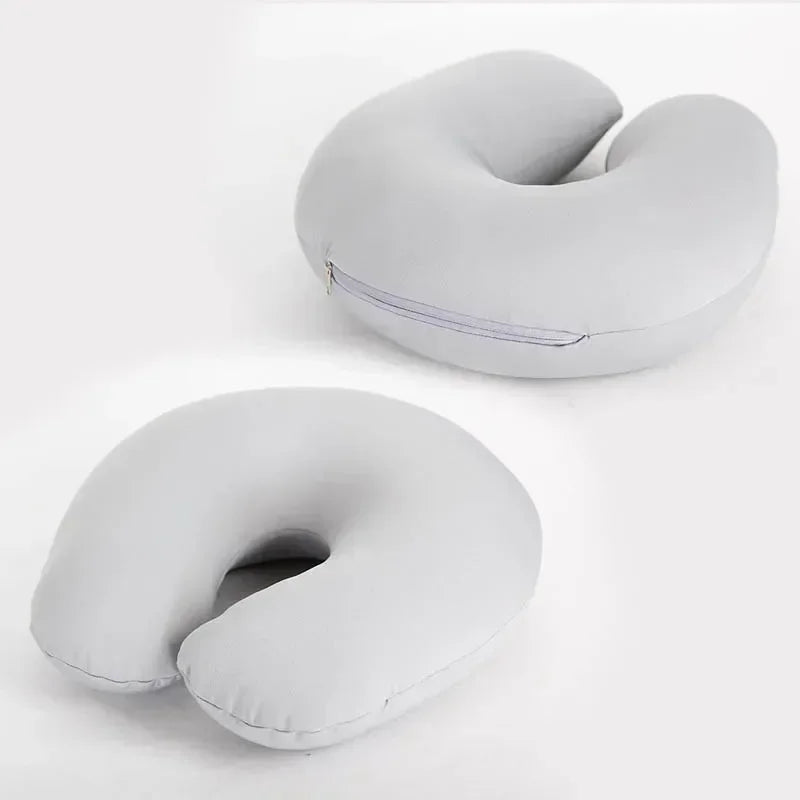 Almofadas de viagem deformáveis em forma de U Avião Pinguins Almofada Brinquedo de pelúcia Travesseiro de pescoço