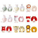 2 em 1 em forma de u bonito pinguim pescoço travesseiro viagem pescoço travesseiro mutável dos desenhos animados pescoço travesseiro para acampamento caminhadas