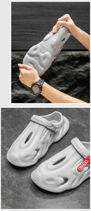 Eva Sandal Lightweight Summer Slippers For Men And Women Breathable Non-Slip EVA Dry Wedges Platform Sandals Fashion Outdoor Wea