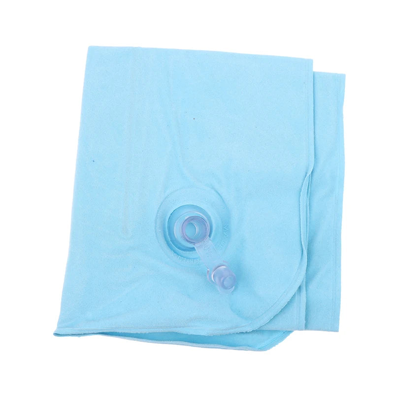 Travesseiro inflável portátil de pvc, travesseiro de ar para dormir, acampamento, viagem, caminhadas ao ar livre, vôo, dobrável, descanso de cabeça