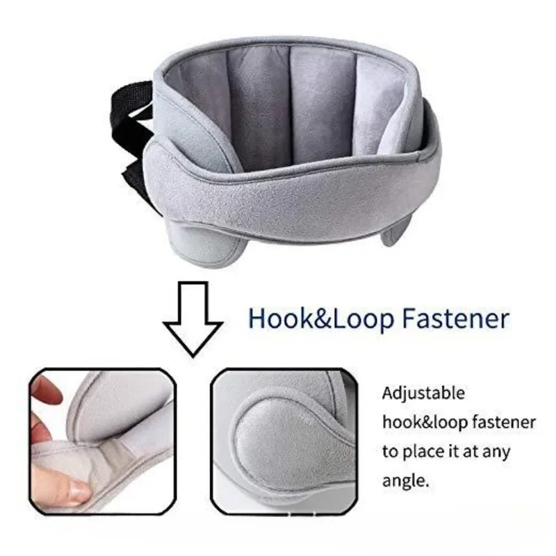 Assento de carro para bebês, suporte para cabeça, cinto de fixação ajustável para meninos e meninas, posicionador de sono, travesseiros de segurança para viagens