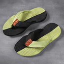 Chinelos masculinos verão flip flops marca moda ao ar livre confortável casual slides sapatos antiderrapantes sandálias de praia 6 cores