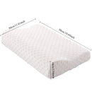 1pc travesseiro de espuma de memória, tecido de malha poliuretano sensor de temperatura de recuperação lenta