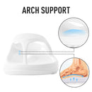 Shevalues sandálias ortopédicas masculinas moda casais praia flip flop verão ao ar livre sandálias macias com suporte de arco slides de banheiro