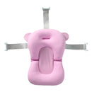 Anti-derrapante assento de almofada de banho flutuante para bebê recém-nascido, travesseiro anti-derrapante, suporta conforto e apoio, 0-12 meses