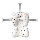 Anti-derrapante assento de almofada de banho flutuante para bebê recém-nascido, travesseiro anti-derrapante, suporta conforto e apoio, 0-12 meses