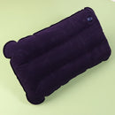 Travesseiro inflável portátil de pvc, travesseiro de ar para dormir, acampamento, viagem, caminhadas ao ar livre, vôo, dobrável, descanso de cabeça