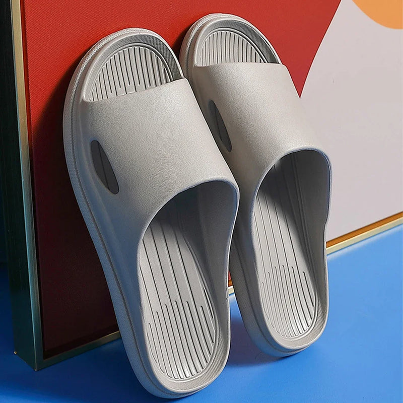 ZHIDA Antiderrapante Slides Leve Dedo Aberto Chinelos de Secagem Rápida Interior Exterior Banheiro Praia Verão Interior Exterior Eva Chinelos