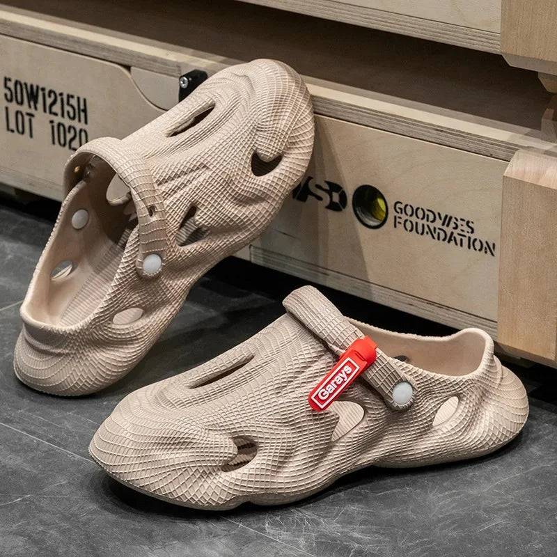 Eva Sandal Lightweight Summer Slippers For Men And Women Breathable Non-Slip EVA Dry Wedges Platform Sandals Fashion Outdoor Wea