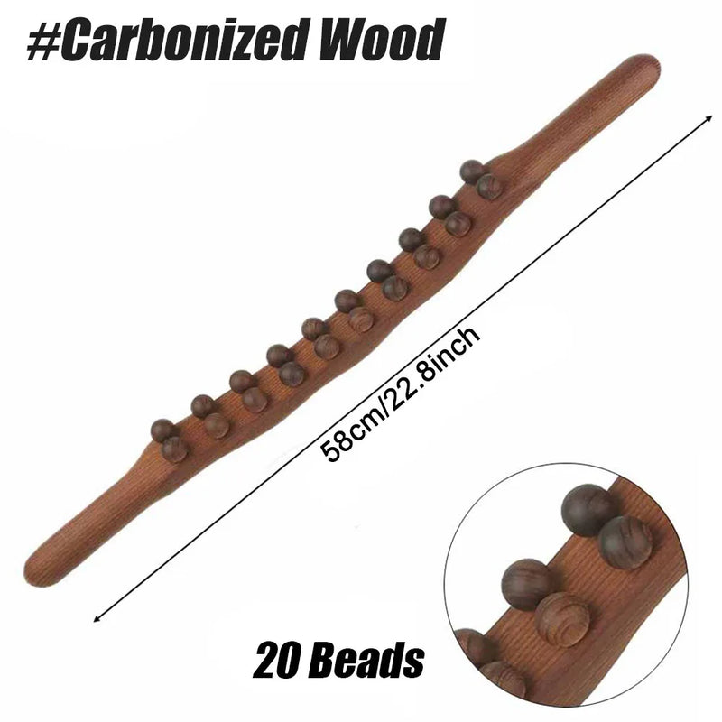 Bastão de Massagem em Madeira