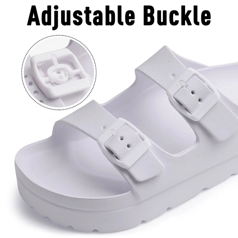 Kidlmi nova moda feminina sandálias confortáveis chinelos femininos de alta qualidade eva chinelos antiderrapantes macios chinelos integrados