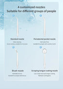 Dentes água flosser elétrica irrigador oral portátil casa limpeza dental recarregável à prova dwaterproof água ferramenta de remoção tártaro