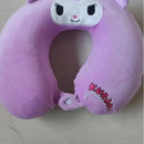 Animal dos desenhos animados em forma de u travesseiro de espuma de memória recuperação lenta pescoço apoio carro viagem nap travesseiro confortável tecido macio