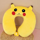 Animal dos desenhos animados em forma de u travesseiro de espuma de memória recuperação lenta pescoço apoio carro viagem nap travesseiro confortável tecido macio