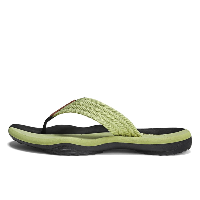 Chinelos masculinos verão flip flops marca moda ao ar livre confortável casual slides sapatos antiderrapantes sandálias de praia 6 cores
