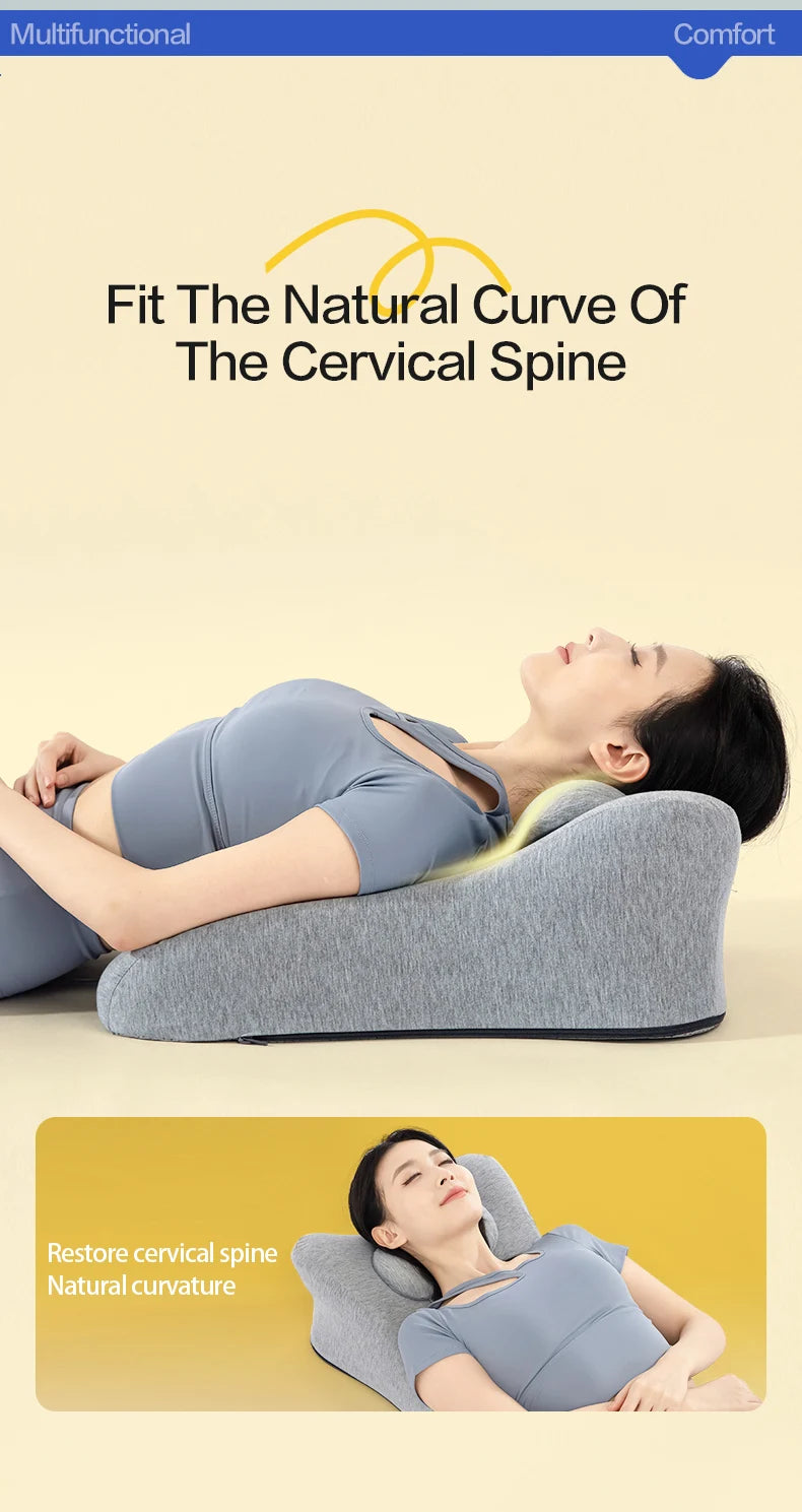 Travesseiro Multifuncional de Espuma Viscoelástica para Conforto Total