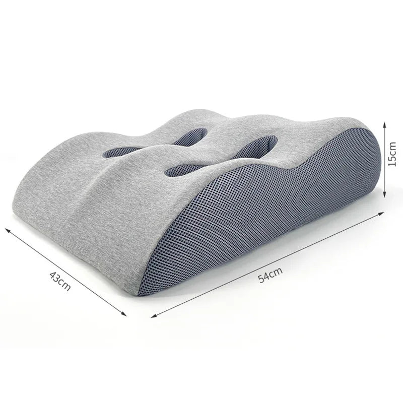 Almofada ergonômica de espuma de memória para pernas e pés, almofada de suporte para alívio do estresse, massagem, suporte para o corpo para grávidas