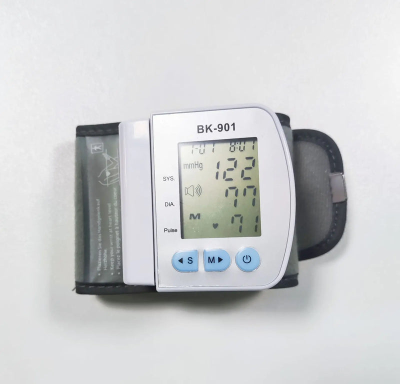 Monitor de Pressão Arterial de Pulso Digital Portátil