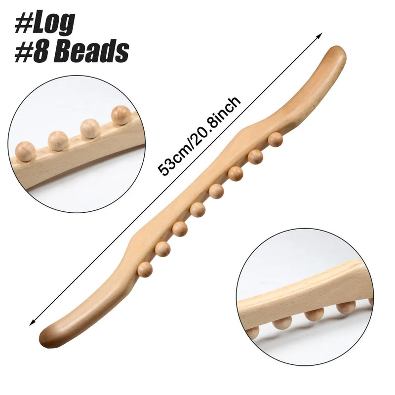 Bastão de Massagem em Madeira