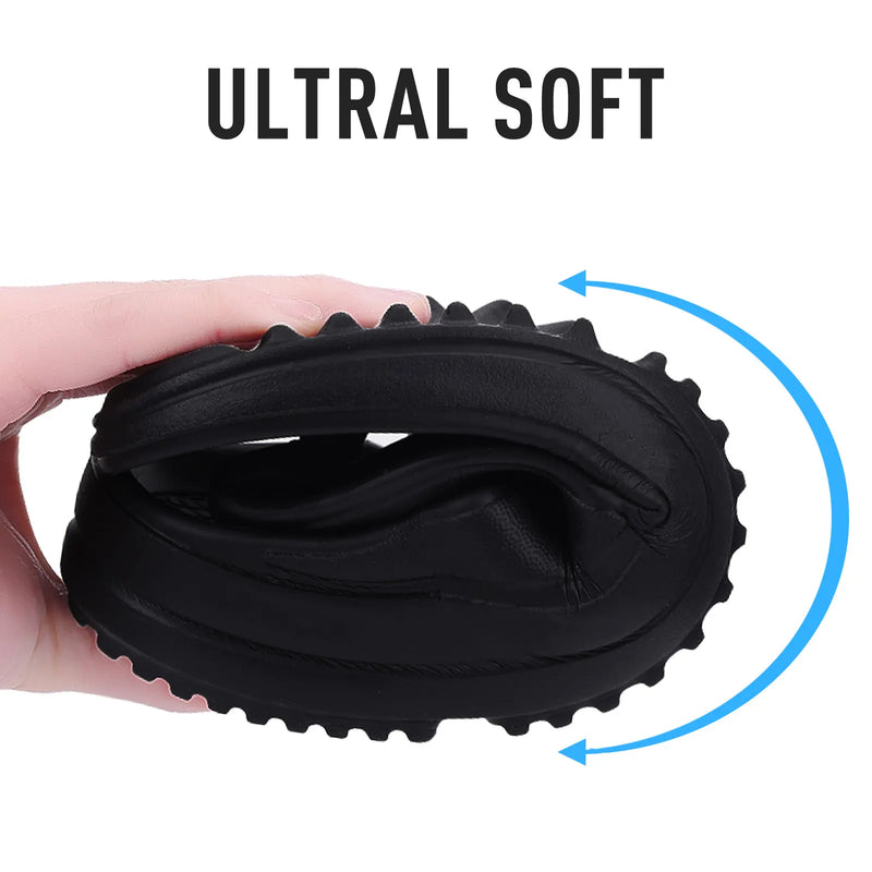 Shevalues sandálias ortopédicas masculinas moda casais praia flip flop verão ao ar livre sandálias macias com suporte de arco slides de banheiro