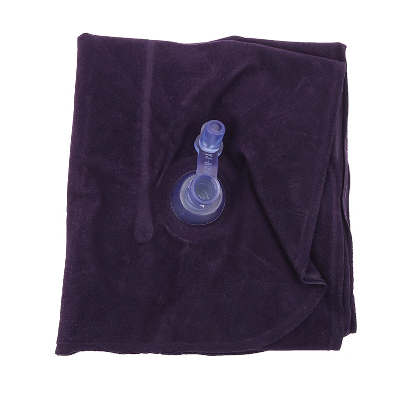 Travesseiro inflável portátil de pvc, travesseiro de ar para dormir, acampamento, viagem, caminhadas ao ar livre, vôo, dobrável, descanso de cabeça