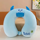 Animal dos desenhos animados em forma de u travesseiro de espuma de memória recuperação lenta pescoço apoio carro viagem nap travesseiro confortável tecido macio