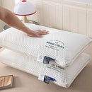 Travesseiro de pescoço 3D com alta elasticidade e sem colapso, proteção macia para pescoço, travesseiro de dormir para uma pessoa, roupa de cama para casa de hotel