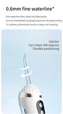 Dentes água flosser elétrica irrigador oral portátil casa limpeza dental recarregável à prova dwaterproof água ferramenta de remoção tártaro