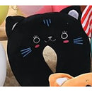 10 cores em forma de u pelúcia sono pescoço proteção travesseiro almofada de escritório bonito adorável travesseiros de viagem para crianças/adultos