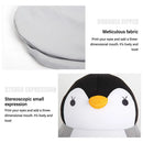 2 em 1 em forma de u bonito pinguim pescoço travesseiro viagem pescoço travesseiro mutável dos desenhos animados pescoço travesseiro para acampamento caminhadas