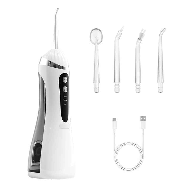 Dentes água flosser elétrica irrigador oral portátil casa limpeza dental recarregável à prova dwaterproof água ferramenta de remoção tártaro