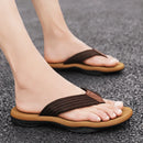 Chinelos masculinos verão flip flops marca moda ao ar livre confortável casual slides sapatos antiderrapantes sandálias de praia 6 cores