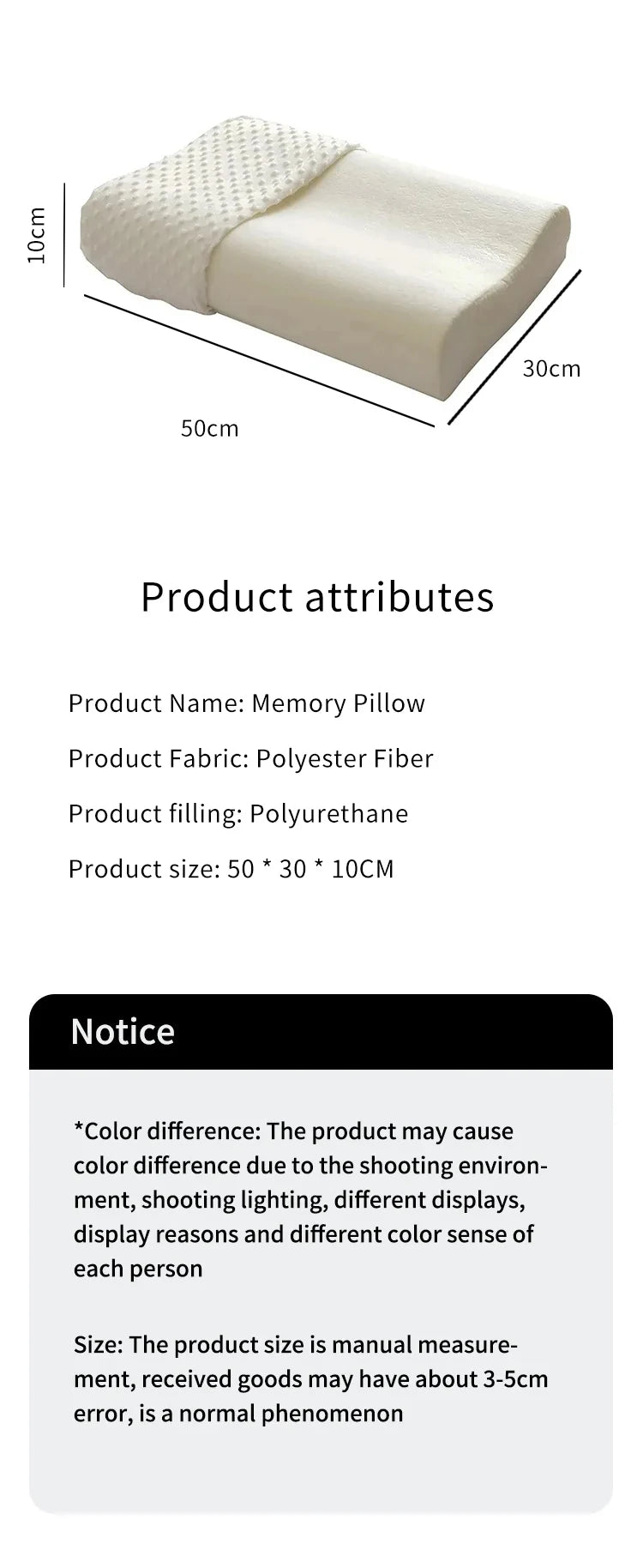 Travesseiro de espuma de memória para dormir, travesseiro lateral ajustável para pescoço, ombro, alívio da dor, travesseiro ortopédico de contorno jaf028