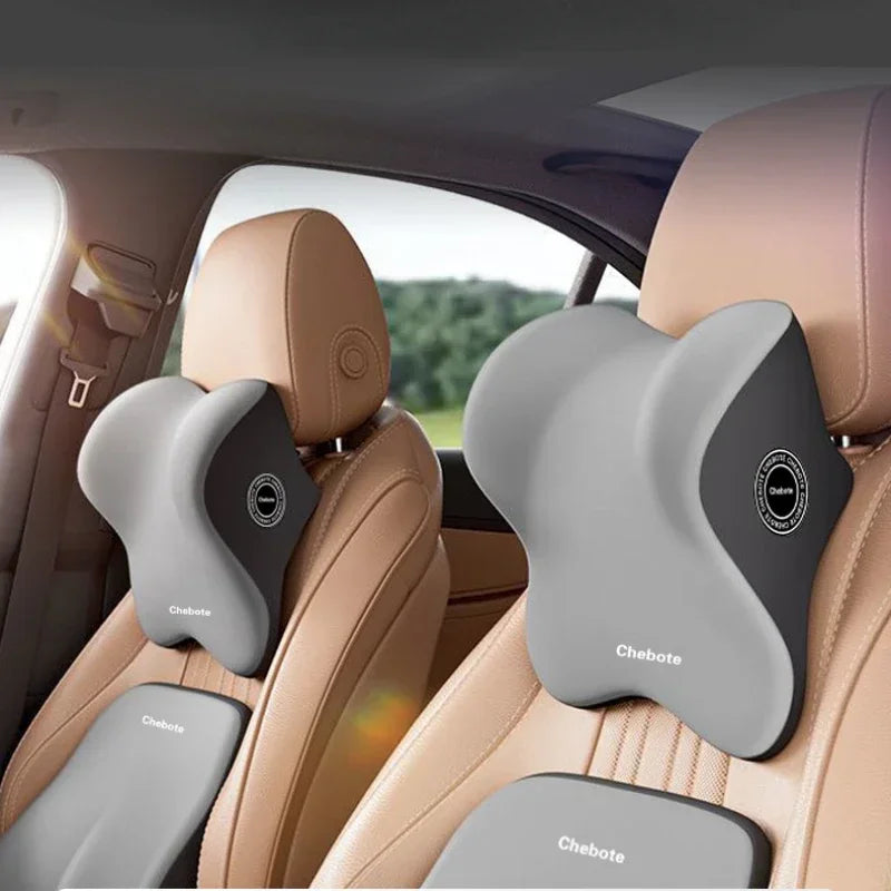 Travesseiro de algodão com memória de alta qualidade, travesseiro de pescoço para carro, suporte para cintura, encosto de cabeça, assento de carro, almofada lombar para motorista