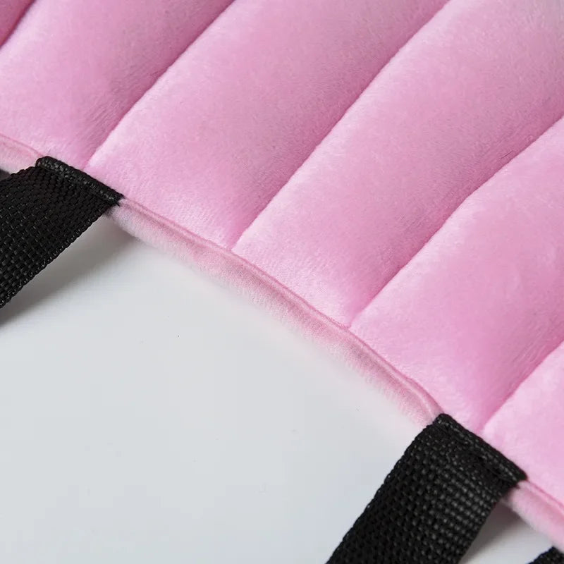 Assento de carro para bebês, suporte para cabeça, cinto de fixação ajustável para meninos e meninas, posicionador de sono, travesseiros de segurança para viagens