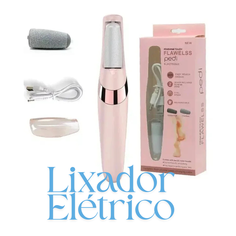 Lixador Elétrico Portátil para Pés - Elimine Calos e Asperezas com Facilidade