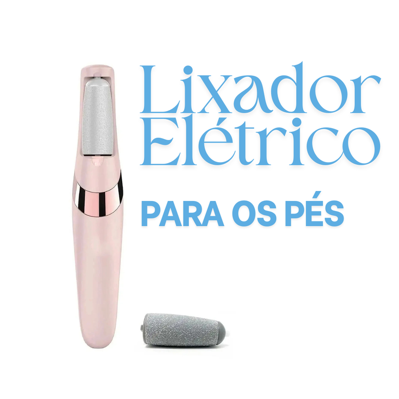 Lixador Elétrico Portátil para Pés - Elimine Calos e Asperezas com Facilidade